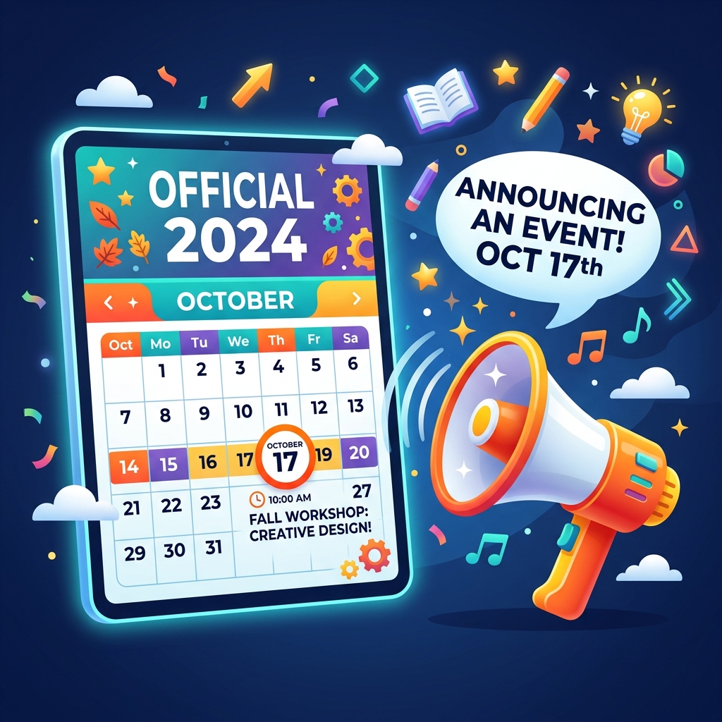 Election Announcement Illustration